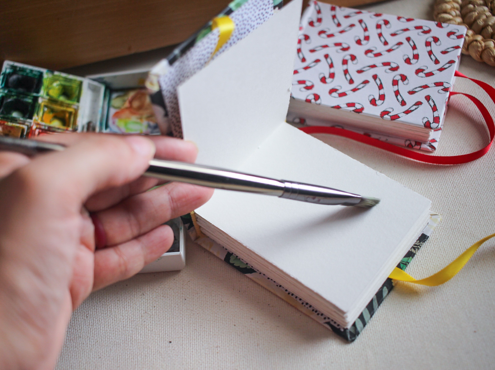handmade sketchbook bookbinding