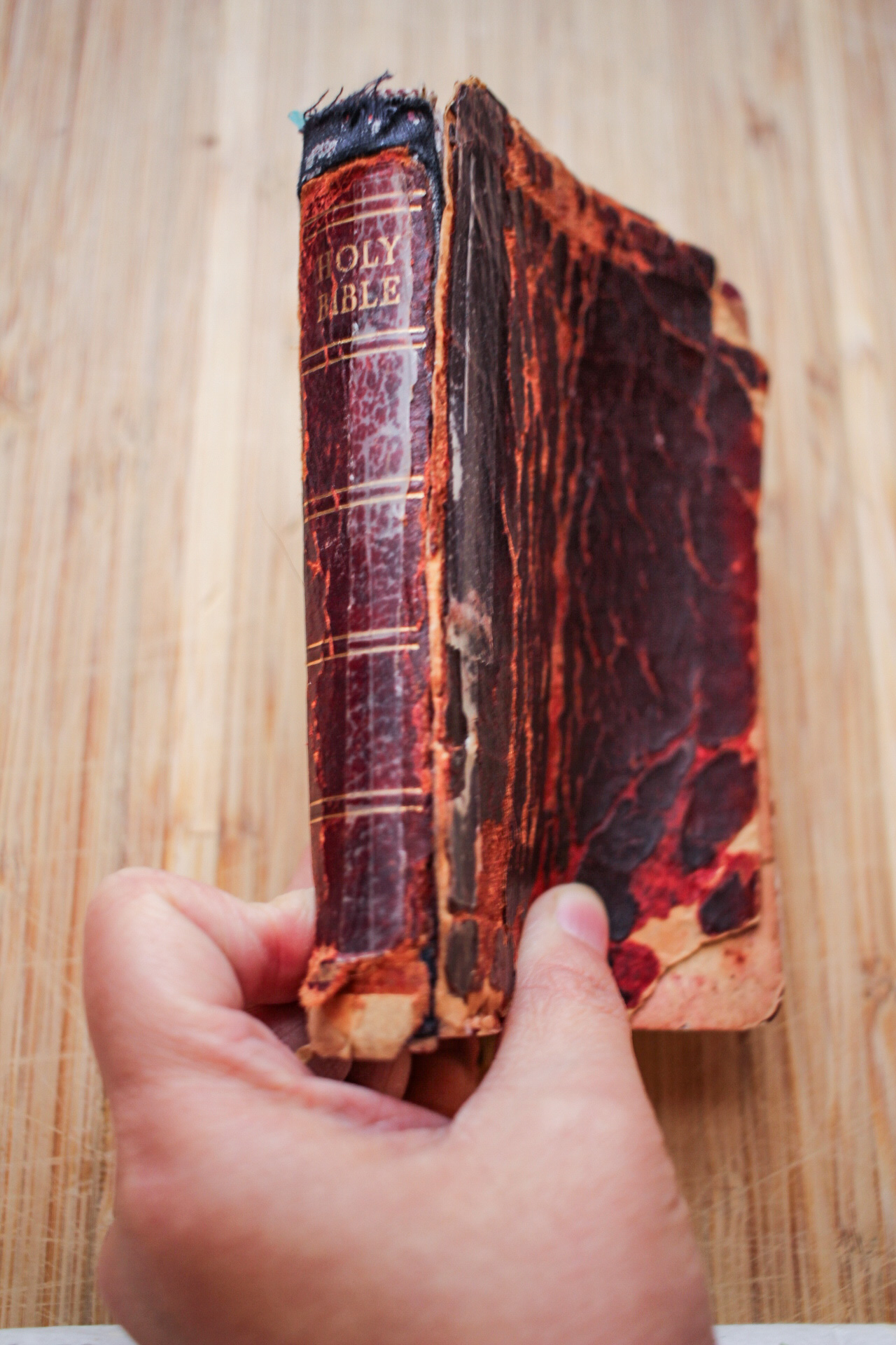 Do this Before You Repair an Old Bible: Prepare the Spine First!